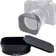 XF 18mm Hood, JJC Metal Lens Hood Replaces LH-XF18, Fuji XF 18mm f1.4 Hood, Square Hood for Fuji 18mm F1.4 Lens, XF18 Lens Hood, Compatible with Fujifilm XF 18mm f/1.4 R LM WR