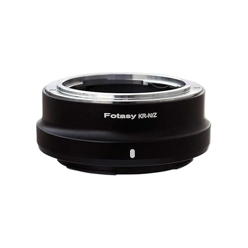  Fotasy Konica AR Lens to Nikkor Z Mount Adapter, KR Lense Z Adapter, KR Z Mount Adapter, Compatible with Nikon Z Mount Mirrorless Camera Z 30 Z 50 Z 5 Z 6 Z 7 Z 6II Z 7II z fc Z 9