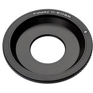 Fotasy 16mm C Mount Cine Movie Lens to Cannon EOS RF Mount Adapter, C EOS R Adapter, Cine RF Ring, Infinity Focus, Compatible with Canon EOS R Mirrorless Camera EOS R RP Ra R3 R5 R6 R7 R10