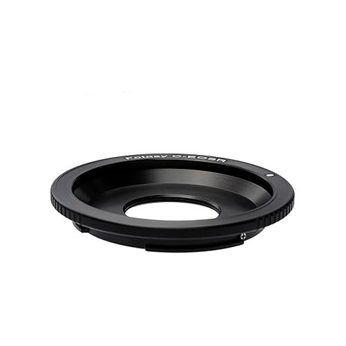  Fotasy 16mm C Mount Cine Movie Lens to Cannon EOS RF Mount Adapter, C EOS R Adapter, Cine RF Ring, Infinity Focus, Compatible with Canon EOS R Mirrorless Camera EOS R RP Ra R3 R5 R6 R7 R10