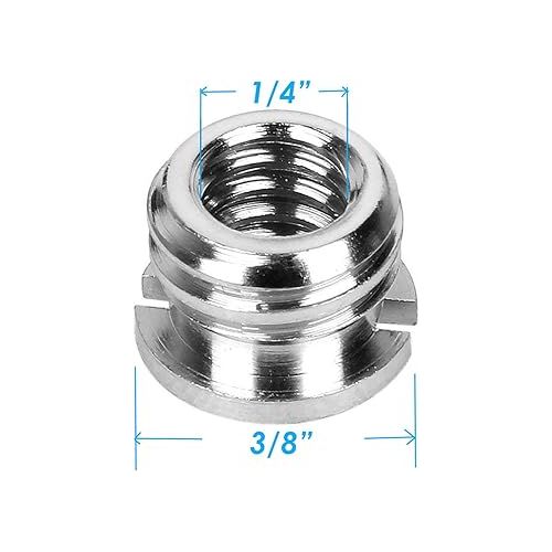  (10 Packs) Fotasy Stainless Steel 3/8