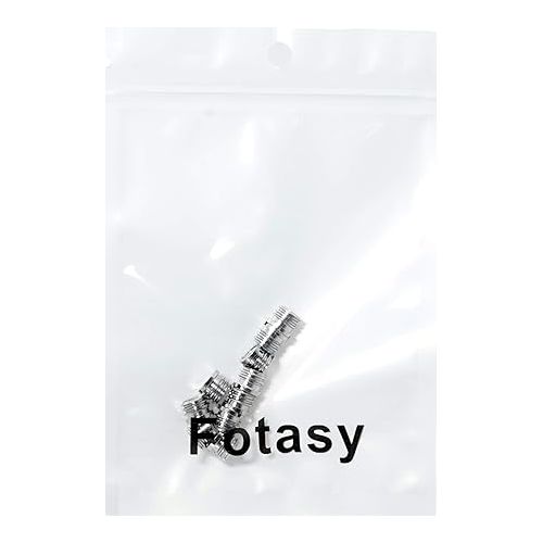  (10 Packs) Fotasy Stainless Steel 3/8