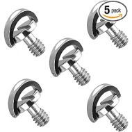 (5 Packs) Stainless Steel D Shaft D-Ring 1/4