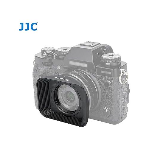  JJC Metal Lens Hood Replaces LH-XF27 for Fuji XF 27mm f2.8 R WR lense, XF27mm Hood, Compatible with Fujifilm XF 27mm f2.8 R WR Lens