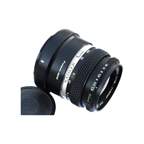  Fotasy Olympus OM Lens to Nikkor Z Mount Adapter, OM Z Adapter, OM to Z, fits Olympus OM Classic Manual Lense, Compatible with Nikon Z Mount Mirrorless Camera Z30 Z50 Z5 Z6 Z7 Z6II Z7II z fc Z9