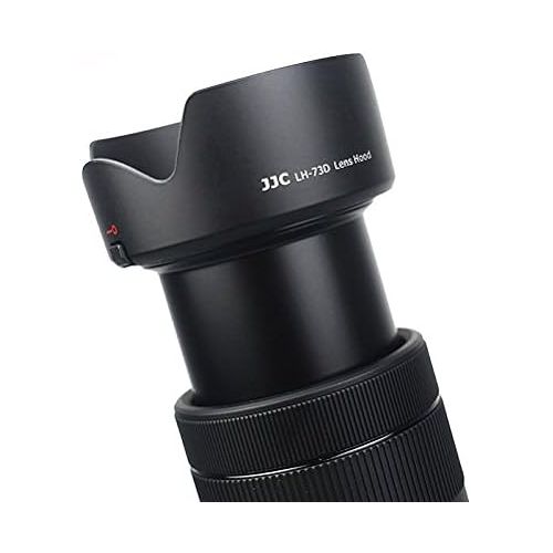  JJC Dedicated Bayonet Reversible Lens Hood for Canon EF-S 18-135mm f/3.5-5.6 IS USM & Canon RF 24-105mm F4-7.1 IS STM, Canon 18 135mm 3.5-5.6 IS USM Lense Hood Shade, replacement of CANON EW-73D