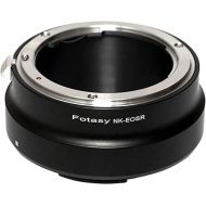 Fotasy Manual Nikkor Pre-AI, Non-AI, AI AIS F Mount Lens to Cannon EOS RF Adapter, Nikkor Lens EOS R Adapter, Compatible with Canon EOS R Mirrorless Camera R RP Ra R3 R5 R5C R6 R6 II R7 R10 R50 R100