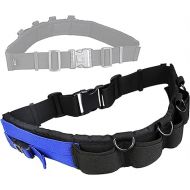 JJC GB-1 Adjustable Photography Utility Belt, Wrist Waistband Belt, Accessory Belt, Speed Belt, for Carrying Gear Bag Case, Lens Pouch, Flash Accessories, Belt Components, D-Rings, Breathable 3D Mesh