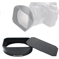 XF 16-80mm Hood, JJC Metal Lens Hood, Fuji XF 16-80mm f4 Hood, Front Lens Cap, Aluminium Ally, Compatible with Fujifilm XF 16-80mm f/4 R OIS WR Lens