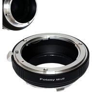 Fotasy Nikon Lens to Leica M Mount Camera Adapter, fits Leica M9, M8, M7, M6, M5, M4, M3, M2, Ricoh GXR Mount A12