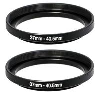 (2 Pcs) 43-49MM Step-Up Ring Adapter, 43mm to 49mm Step Up Filter Ring, 43mm Male 49mm Female Stepping Up Ring for DSLR Camera Lens and ND UV CPL Infrared Filters