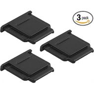 (3 Packs) JJC HC-S Hot Shoe Covers, MIS Shoe Cover, MIS Shoe Cap for Sony a6500 a6400 a6300 a6000 a3500 a3000 a7S II III a7R II III a7 II III RX10 II RX1R RX100II RX1 RX10 A77II A99 A68 as FA-SHC1M