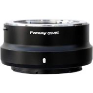 Fotasy Contax CY Lens to Nikkor Z Mount Adapter, Contax Yashica C/Y NKZ Mount Adapter, CY to Z, Compatible with Nikon Z Mount Mirrorless Camera Z 30 Z 50 Z 5 Z 6 Z 7 Z 6II Z 7II z fc Z 9