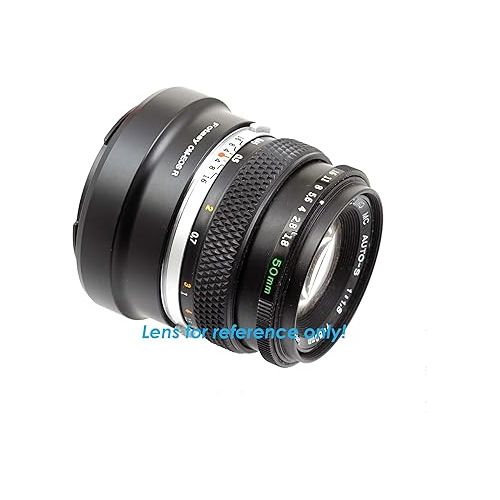  Fotasy Olympus OM Lens to Cannon EOS RF Mount Adapter, OM EOS R, OM RF Adapter, fits Olympus OM Mount Lense, Compatible with Canon EOS R Mirrorless Camera EOS R RP Ra R3 R5 R6 R7 R10