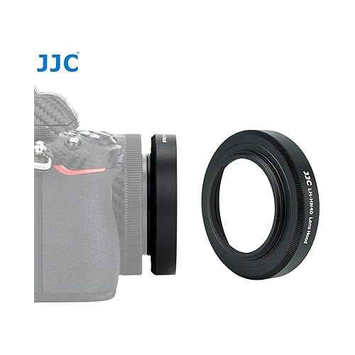  Fotasy JJC Dedicated Black Screw-in Lens Hood Shade for Nikon NIKKOR Z DX 16-50mm f/3.5-6.3 VR, Replace HN-40 Lense Hood, Compatible with 46mm Cap,LH-HN40P