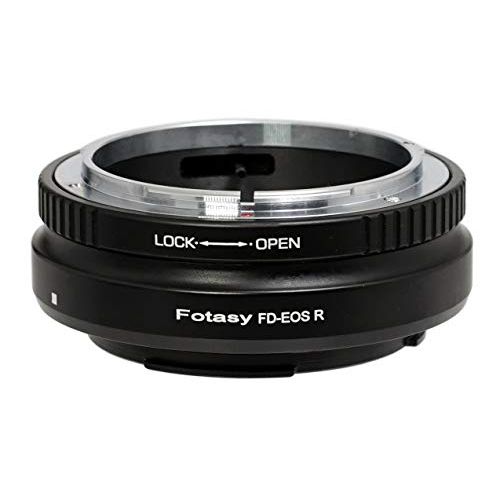  Fotasy Canon FD Lens to Canon EOS RF Mount Metal Adapter, FD EOS R Adapter, fits Canon FD Mount Classic Manual Lense & Canon EOS R Mirrorless Camera EOS R/RP/Ra / R5 / R6