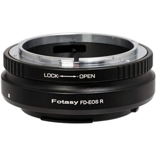  Fotasy Canon FD Lens to Canon EOS RF Mount Metal Adapter, FD EOS R Adapter, fits Canon FD Mount Classic Manual Lense & Canon EOS R Mirrorless Camera EOS R/RP/Ra / R5 / R6