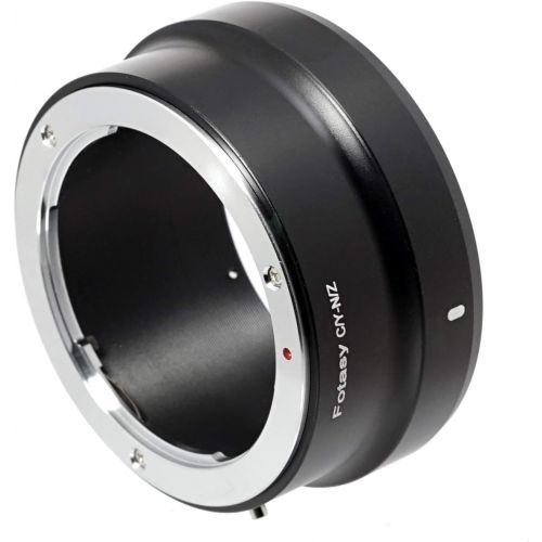  Fotasy Contax CY Lens to Nikon Z Mount Adapter, Contax Yashica C/Y to Nikon Z Mount Adapter, CY Nikon Z Adapter fits Contax CY Lens & Nikon Z Mirrorless Camera Z5 Z50 Z6 Z7 Z6 II Z