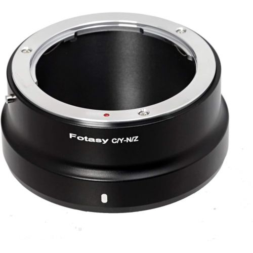  Fotasy Contax CY Lens to Nikon Z Mount Adapter, Contax Yashica C/Y to Nikon Z Mount Adapter, CY Nikon Z Adapter fits Contax CY Lens & Nikon Z Mirrorless Camera Z5 Z50 Z6 Z7 Z6 II Z