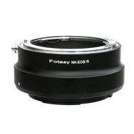 Fotasy Manual Nikon F Lens to Canon RF Mount Metal Adapter, Nikon Lens Canon R Adapter Ring, Nikon EOS RP Adaptor, fits Nikon F Mount Lense & Canon EOS R Mirrorless Camera EOS R RP