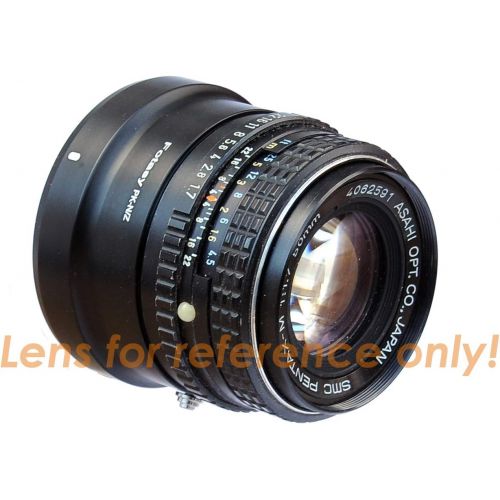  Fotasy PK Lens to Nikon Z Mount Adapter, Pentax K Mount to Nikon Z Mount Adapter, PK Z Mount, fits Pentax PK Lens & Nikon Z Mirrorless Camera Z5 Z50 Z6 Z7 Z6 II Z7 II