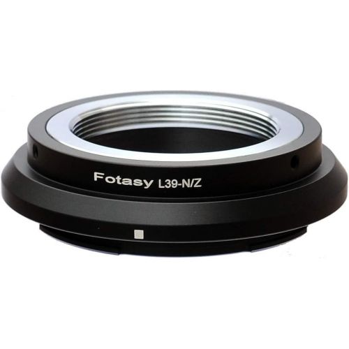  Fotasy Adjustable Leica M39 Lens to Nikon Z Mount Adapter, M39 Nikon Z Adapter, 39mm Lense Nikon Z Mount Adapter fits Leica M39 Lens & Nikon Z Mirrorless Camera Z5 Z50 Z6 Z7 Z6 II