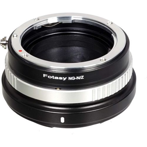  Fotasy Nikon G AFS F Mount Lens to Nikon Z Mount Adapter, Nikon G Nikon Z, Nikon F Z Adapter, Nikon Z Adapter F Mount, fits Nikon F Mount Lens & Nikon Z Camera Z5 Z50 Z6 Z7 Z6 II Z