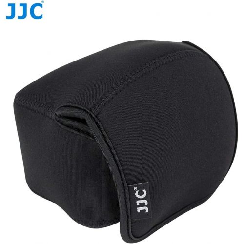  Fotasy JJC Dedicated Neoprene Mirrorless Camera Pouch Case Bag, Ultra Lightweight Elastic and Comfortable, Water Resistant, Size 143x120x110mm, Compatible with NK Z50 + Nikkor Z 16-50mm L