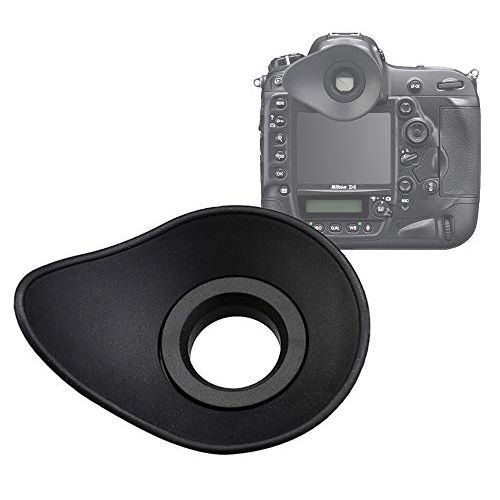  Fotasy JJC EN-DK19 Large Eye cup for Nikon D500 D800 D800E D810 D850 D3 D4 D4S D5 Df, Ergonomic Design Oval Soft TPU Rubber Eye Piece, D850 eyecup, D800 eyecup, D810 eyecup, D5 eyecup, as