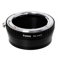 Fotasy Manual Nikon Lens to M43 Adapter, F Mount MFT Converter, fit Olympus E-PL8 E-PL9 E-M1 E-M5 E-M10 I II III E-PM2 E-PM1 Pen-F E-M1X/ Panasonic G7 G9 GF8 GH5 GX7 GX8 GX9 GX85 G