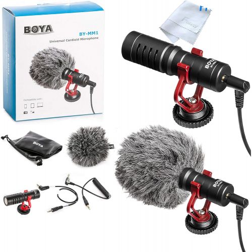  Fotasy Nikon Mic, Fujifilm Mic, Lumix Mic, BOYA Wireless 2.4 GHZ 100 Meter Microphone