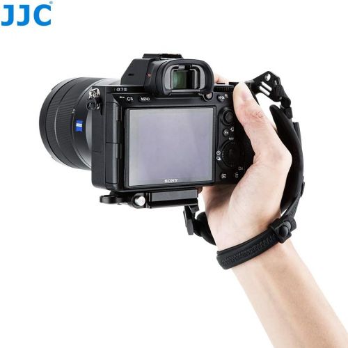  Fotasy JJC Pro Hand Grip Strap for Mirrorless Camera, W/Arca Type Plate, Camera Hand Strap for Canon EOS R Rp Nikon Z6 Z7 Panasonic S1 S1R Sony A7 A7R A7S II III a6500 a6400 a6300 Fuji X-