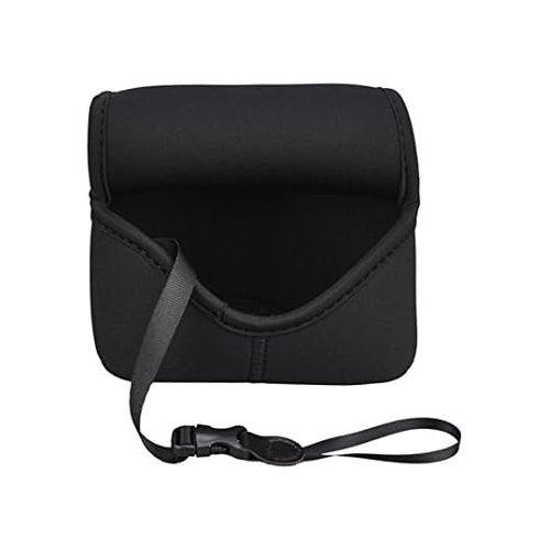  Fotasy JJC Black Ultra Light Neoprene Camera Case Pouch Bag for Sony Alpha a6600 a6500 a6400 a6300 a6100 a6000 a5100 with Sony SELP1650 16-50mm Zoom Pancake Lens, Size 120 x 73 x 87mm (W