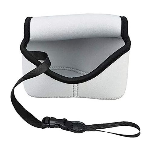  Fotasy JJC Gray Water Resistant Ultra Light Neoprene Camera Case, Pouch Bag, Compatible with Sony a6600 a6500 a6400 a6300 a6100 a6000 a5100 +16-50mm Lens Pancake Lense & Panasonic