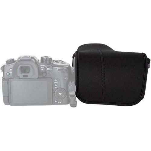  Fotasy JJC Ultra Light Neoprene Camera Case Pouch Bag for Canon EOS R EOS RP +24-105mm Lens, 80D 70D 750D +18-135/17-85/18-55mm, Nikon D7500 D7200 D5500, Panasonic GH5 GH5S +12-60mm Lens,