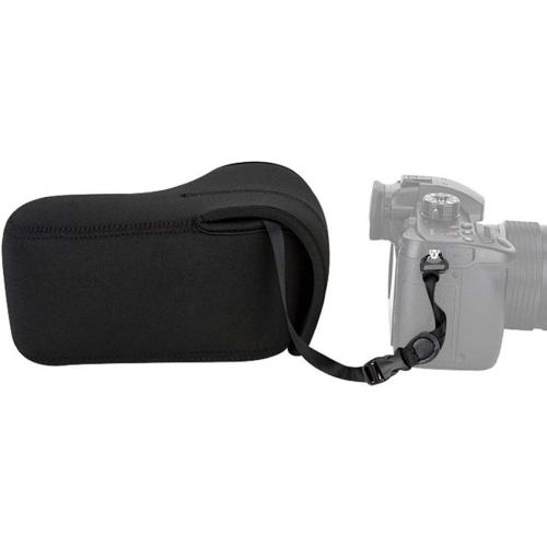  Fotasy JJC Ultra Light Neoprene Camera Case Pouch Bag for Canon EOS R EOS RP +24-105mm Lens, 80D 70D 750D +18-135/17-85/18-55mm, Nikon D7500 D7200 D5500, Panasonic GH5 GH5S +12-60mm Lens,