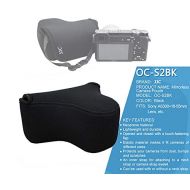 Fotasy JJC Black Ultra Light Neoprene Camera Case for Sony a6600 a6500 a6400 a6300 a6100 a6000 a5100 +18-55mm/E 50mm F1.8 Lens, Pouch Bag for Fuji X-T30 X-T20 X-T10 +16-50mm, Canon PowerS