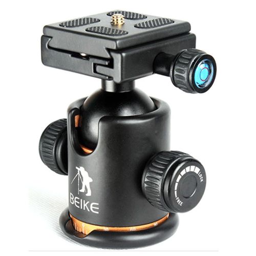  Foto.studio Pro Ball Head Tripod Head Quick Release Plate Universal for Camera Tripod Monopod Ballhead Bk-03