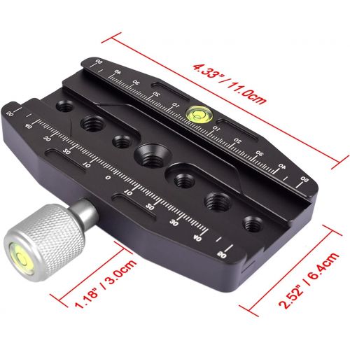  Fotoconic CL-110N Quick Release Clamp Compatible with Arca Swiss QR Plate, Arca Clamp Relacement for Tripod Monopod