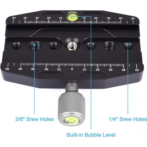  Fotoconic CL-110N Quick Release Clamp Compatible with Arca Swiss QR Plate, Arca Clamp Relacement for Tripod Monopod