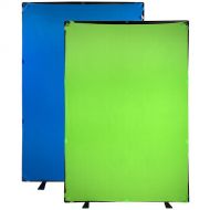 FotodioX Portable Background Kit (5 x 7.5', Chroma Blue/Green)