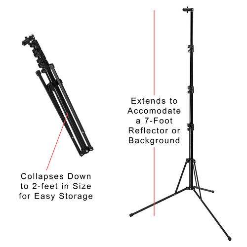  FotodioX Collapsible Portable Background with Stand (40 x 60