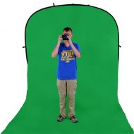 FotodioX Collapsible Portable Backdrop (8 x 14', Chromakey Green)