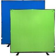 FotodioX Portable Background Kit (5 x 5', Chroma Blue/Green)
