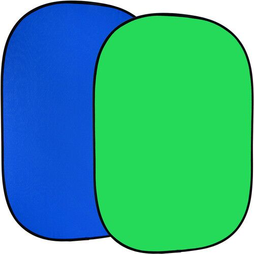  FotodioX 2-in-1 Collapsible Background Panel (5 x 7', Chroma Blue/Green)