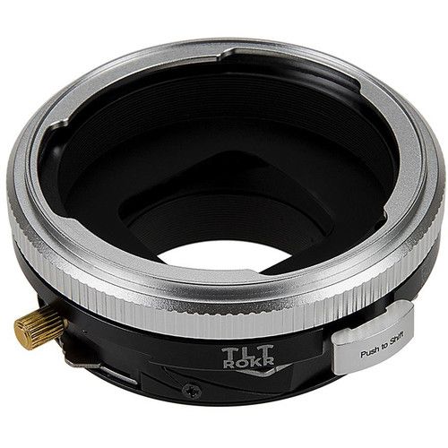  FotodioX Pro TLT ROKR Tilt/Shift Lens Mount Adapter for Pentacon 6 (Kiev 66) Lens to Nikon F-Mount Camera