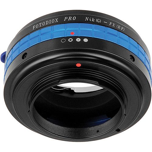  FotodioX Nikon G Pro Lens Adapter with Built-In Iris Control for Fujifilm X-Mount Cameras