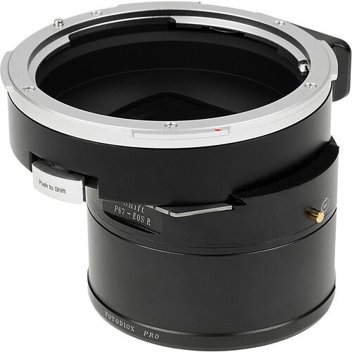  FotodioX Shift Lens Adapter for Pentax 6x7 Lens to Canon RF Cameras