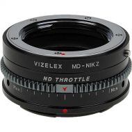 FotodioX Vizelex Cine ND Throttle Lens Mount Adapter for Minolta MD-Mount Lens to Nikon Z-Mount Camera