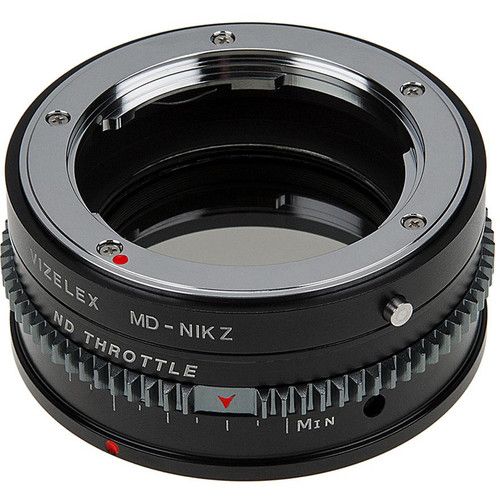 FotodioX Vizelex Cine ND Throttle Lens Mount Adapter for Minolta MD-Mount Lens to Nikon Z-Mount Camera